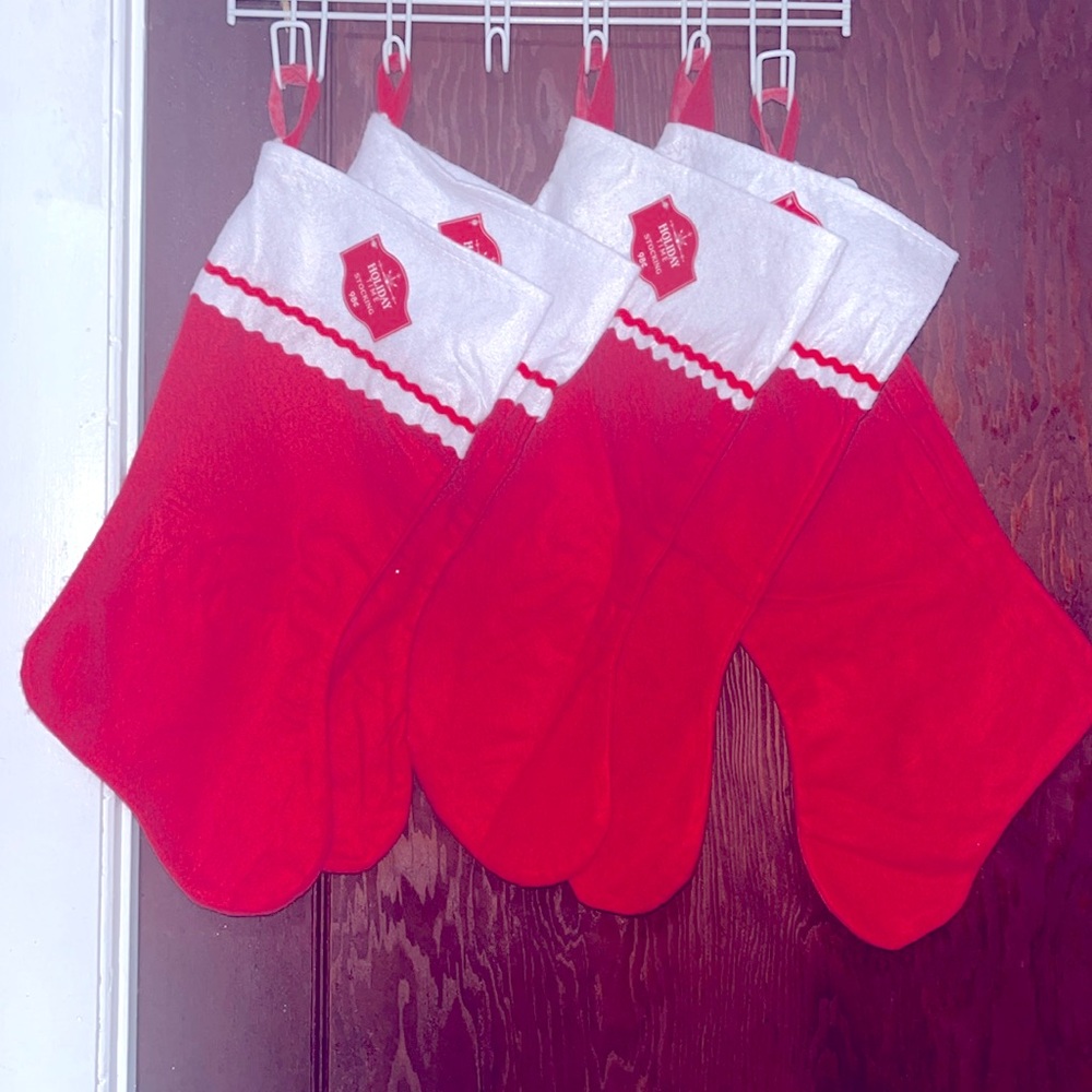 5Pcs Holiday Time Stockings